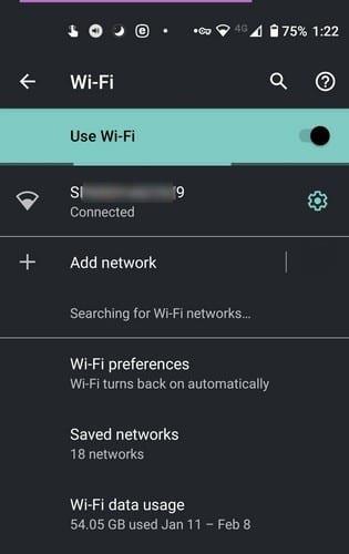Android 10: Ako vymazať uložené pripojenia Wi-Fi