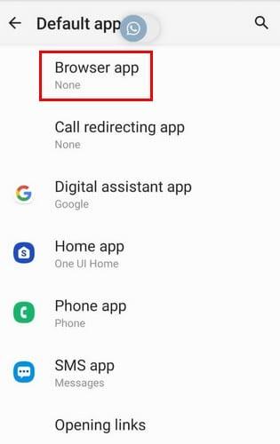 Hur man ändrar standardwebbläsare – Android 10