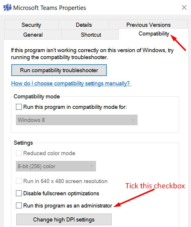 Pataisykite „Microsoft Teams“, nesijungiančią su „Outlook“.