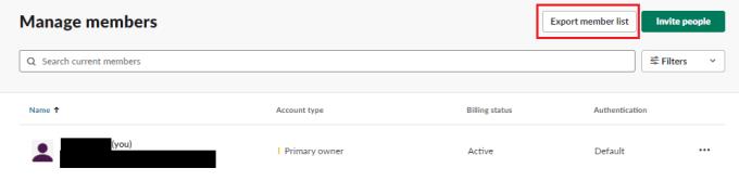 Slack: Hur man exporterar en Workspace-medlemslista