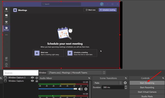 Com transmetre Microsoft Teams a Facebook Live