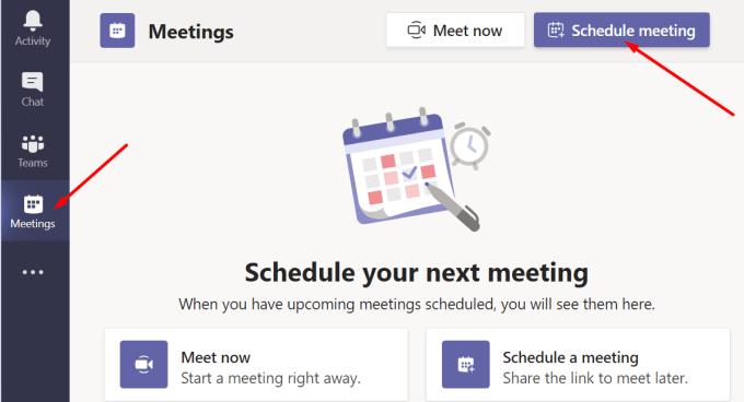 Екипи в Outlook: Не можахме да насрочим срещата