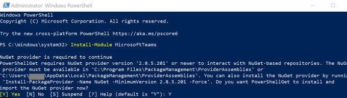 Tímy: Spravujte externý prístup pomocou PowerShell