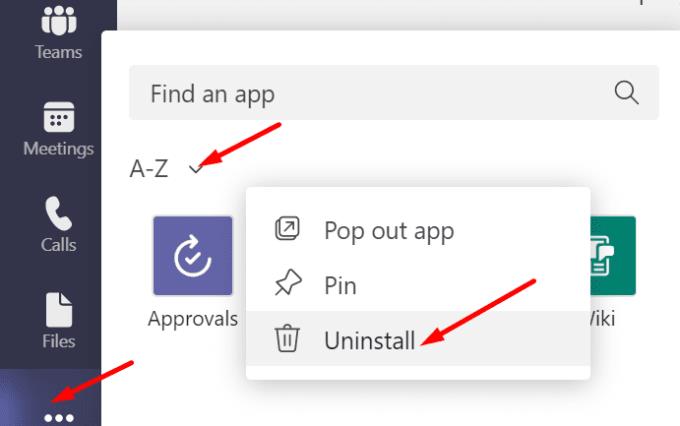 Ako odstrániť aplikácie z Microsoft Teams