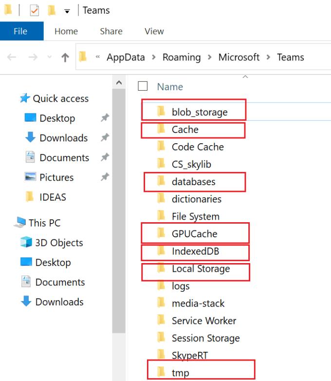 Arregla la configuració del dispositiu de Microsoft Teams que no es mostra