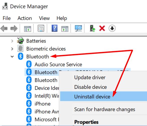 Arregla la configuració del dispositiu de Microsoft Teams que no es mostra