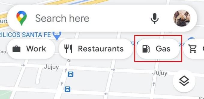 Jak najít nejbližší čerpací stanici na Google Maps