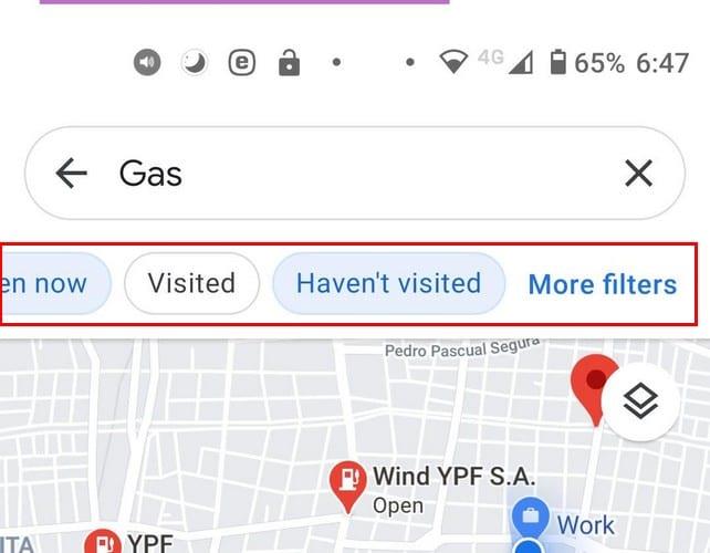 Hogyan találjuk meg a legközelebbi benzinkutat a Google Térképen