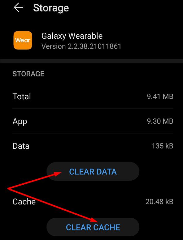 Parandus Alati ekraanil ei tööta Galaxy Watchis