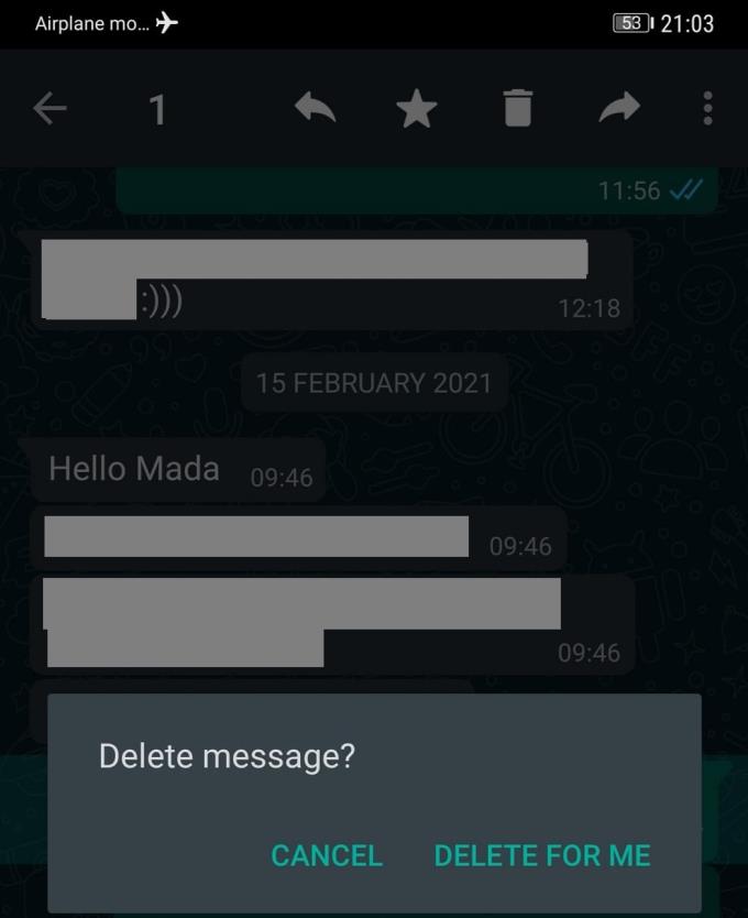 Ako odstrániť týždeň staré správy WhatsApp