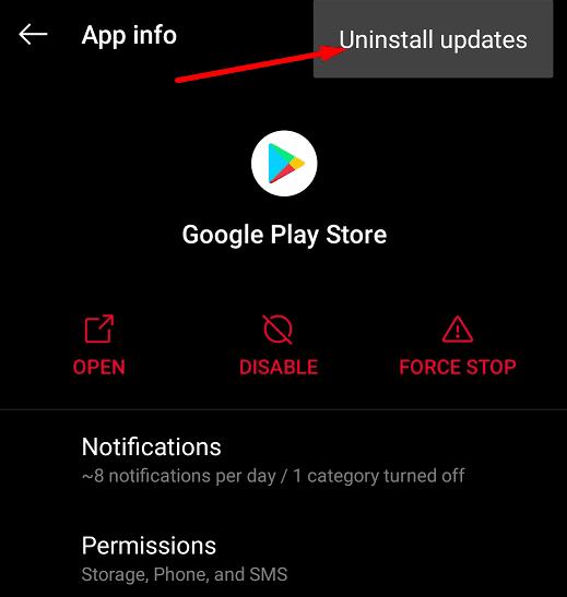 Oprava: OnePlus Chyba při kontrole aktualizací