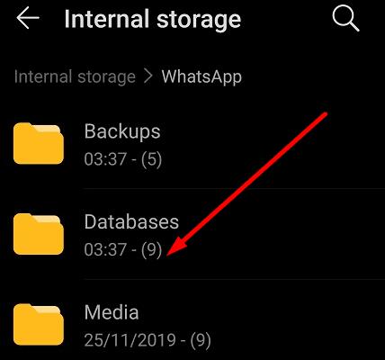 WhatsApp: no es pot restaurar el xat des de la còpia de seguretat de Google Drive