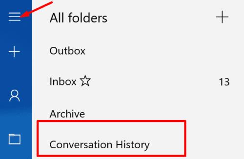 Solució: falta la carpeta d'historial de converses d'Outlook