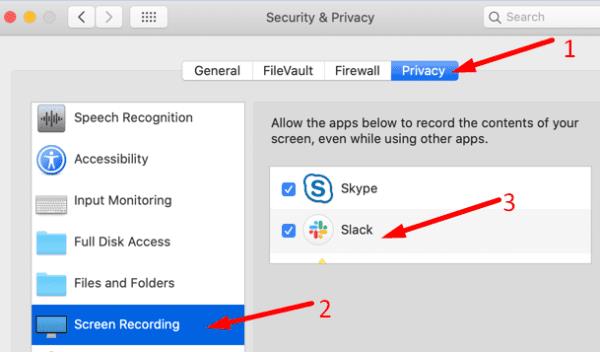 Fix: Slack Screen Sharing fungerar inte