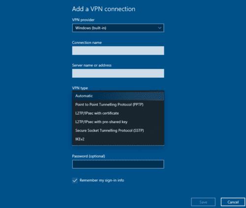 Vartotojo vadovas: „Windows 10“ VPN sąranka