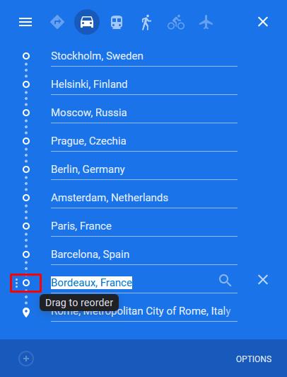 Как да зададете многоетапни упътвания в Google Maps