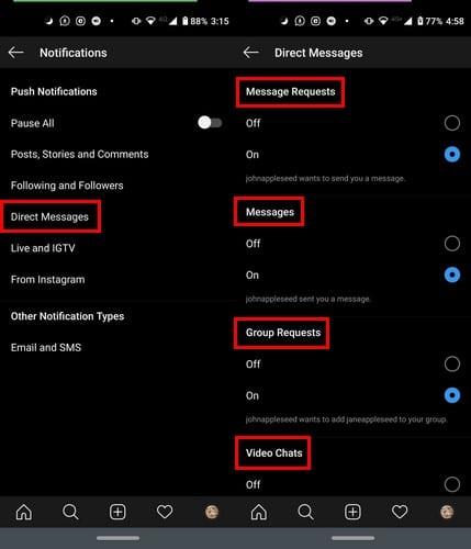 Com desactivar/activar les notificacions a Instagram