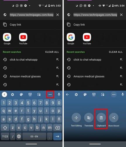 Ako používať schránku Gboard v systéme Android