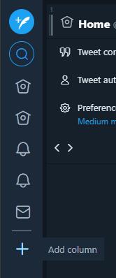 Hur man lägger till en ny kolumn till TweetDeck