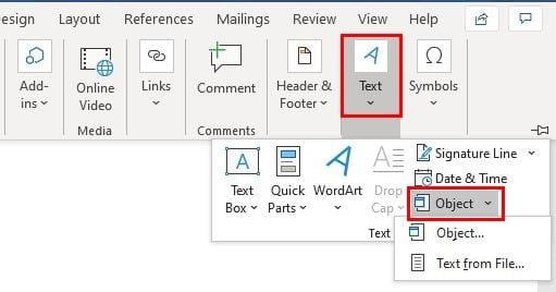 Com afegir un PDF a Microsoft Word