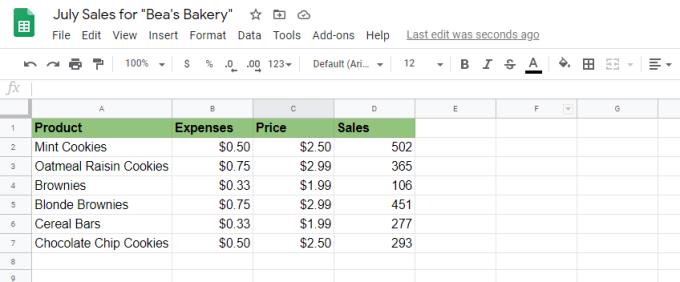 Konfigurimi i makrove në Google Sheets