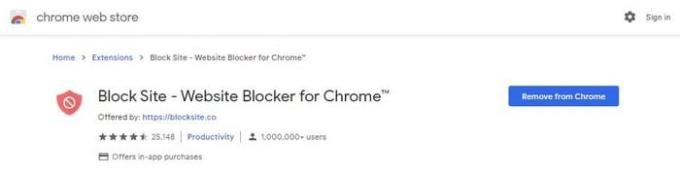 Bloķējiet vietnes pārlūkprogrammās Chrome, Opera un Firefox