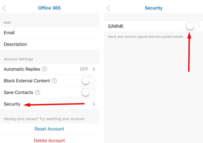 Outlook for iOS parandamine. Mustandi loomine ebaõnnestus