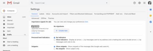 Hur man växlar mellan flera Gmail-signaturer