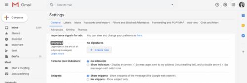 Slik bytter du mellom flere Gmail-signaturer