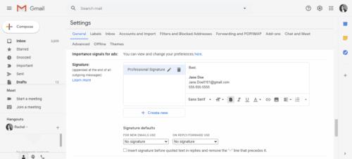 Hur man växlar mellan flera Gmail-signaturer