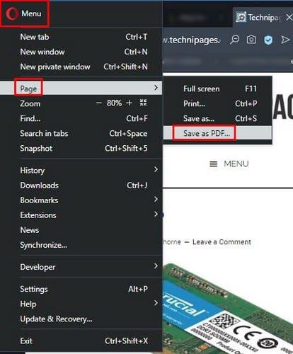 Desa ràpidament una pàgina web com a PDF a Chrome, Firefox i Opera