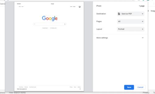 Spara Chrome-sidor som PDF-filer