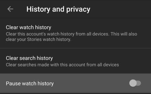 Ako pozastaviť históriu pozerania v službe YouTube pre Android