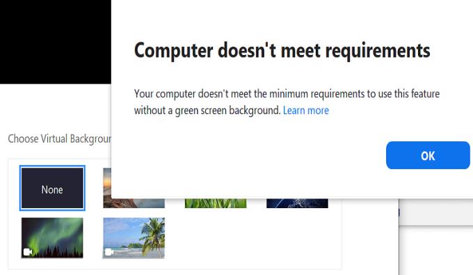 Úrræðaleit með Zoom sýndarbakgrunnsvandamálum