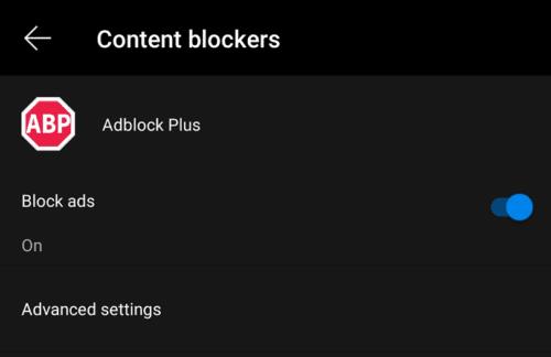 Edge för Android: Hur man aktiverar Ad-Blocker