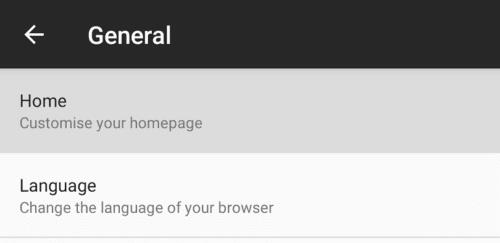 Firefox для Android: як налаштувати власну домашню сторінку
