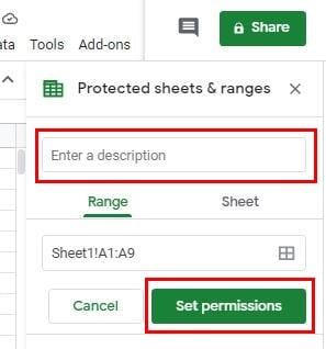 Com establir els permisos d'edició a Google Sheets