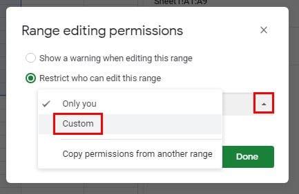 Com establir els permisos d'edició a Google Sheets