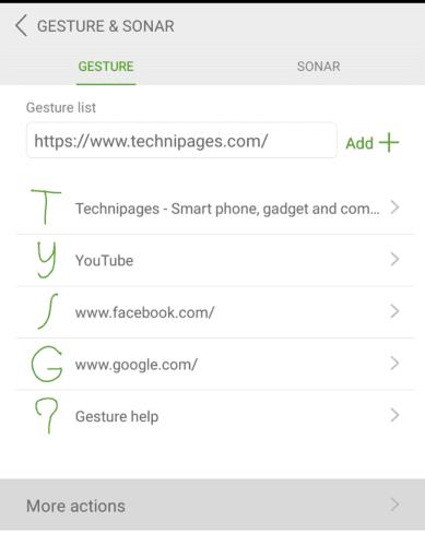 Dolphin za Android: Konfigurirajte prilagođene geste