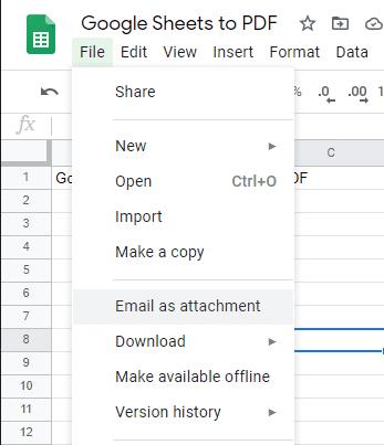 Si të konvertoni Google Sheets në PDF