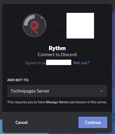 Kā pievienot robotu Discord serverim