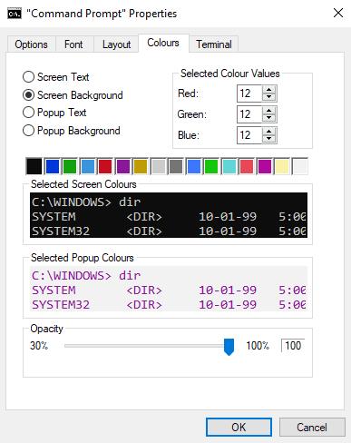 Com fer que l'indicador d'ordres de Windows sigui transparent