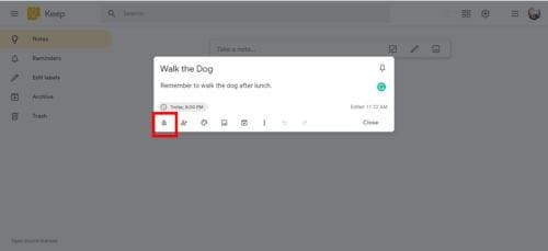 Prilagođavanje zadanih postavki podsjetnika za Google Keep