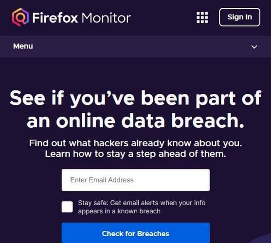 Firefox: Hur man får meddelanden om säkerhetsintrång