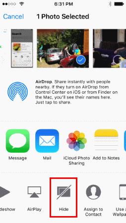 iPhone i iPad: Kako sakriti ili otkriti fotografije i videozapise