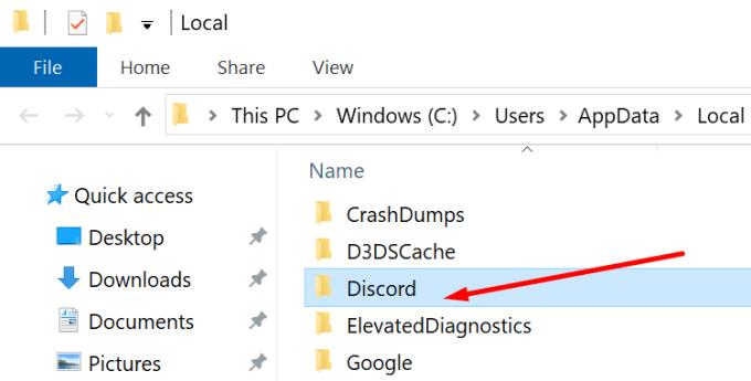 No es pot desinstal·lar Discord de Windows