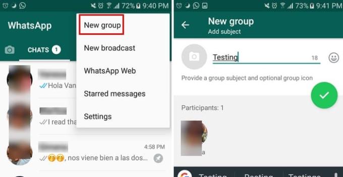 WhatsApp: com crear/unir-se a un grup