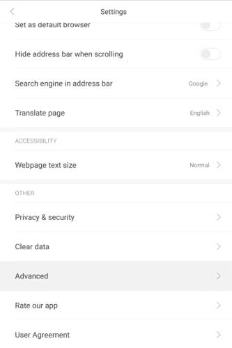 Mincovňa pre Android: Ako zmeniť User-Agent