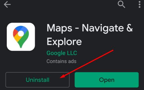 Korjaa Google Maps, joka ei puhu tai anna ohjeita