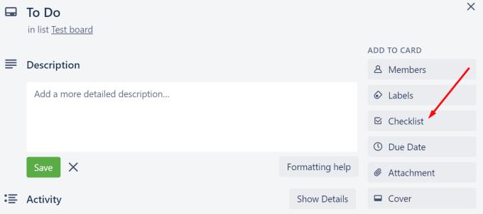 Trello: Si të shtoni lista kontrolli